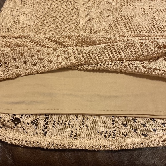 Zara sleeveless midi lace dress with underlay slip - Picture 10 of 14